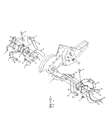 Tine assembly