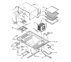 Kenmore 5648737481 cabinet and bottom plate parts diagram