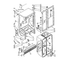 Kenmore 1068479410 cabinet parts diagram
