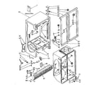 Kenmore 1068579430 cabinet parts diagram