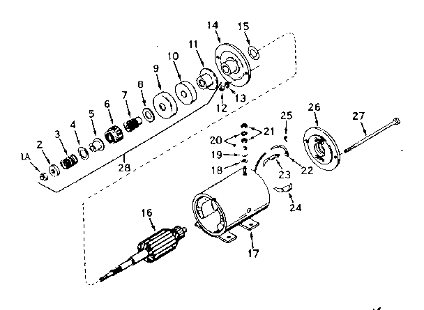 Starter motor no. 29965 - plate no. 3