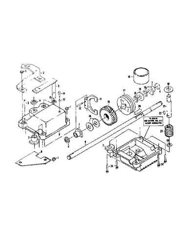 Gear case assembly