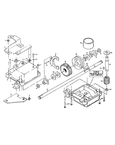 Gear case assembly