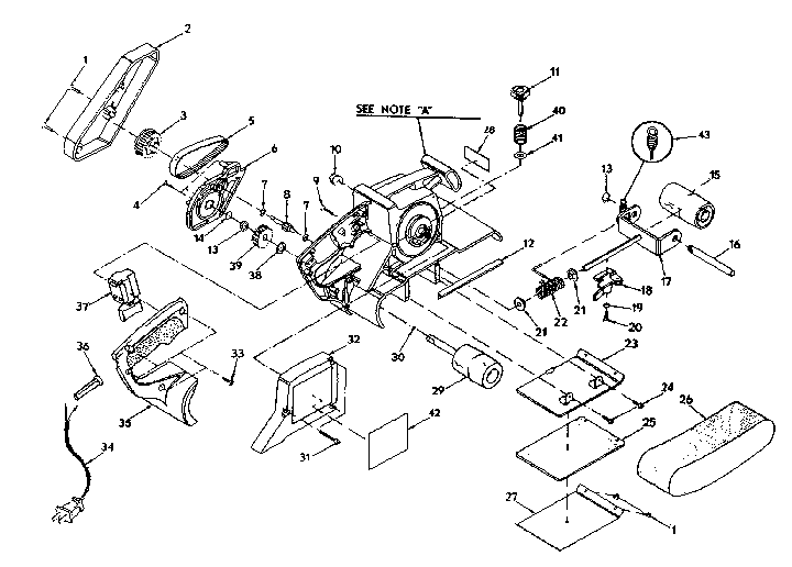 Gear and platen assembly