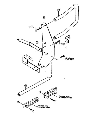 Winch guard assembly