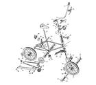 Murray 5-9022X7 20" street machine bicycle diagram