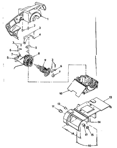 Field and armature assembly
