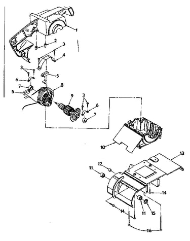 Field and armature assembly