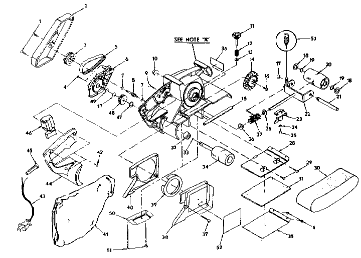 Gear and platen assembly