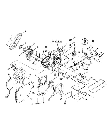 Gear and platen assembly