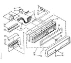 Kenmore 6651586581 control panel parts diagram
