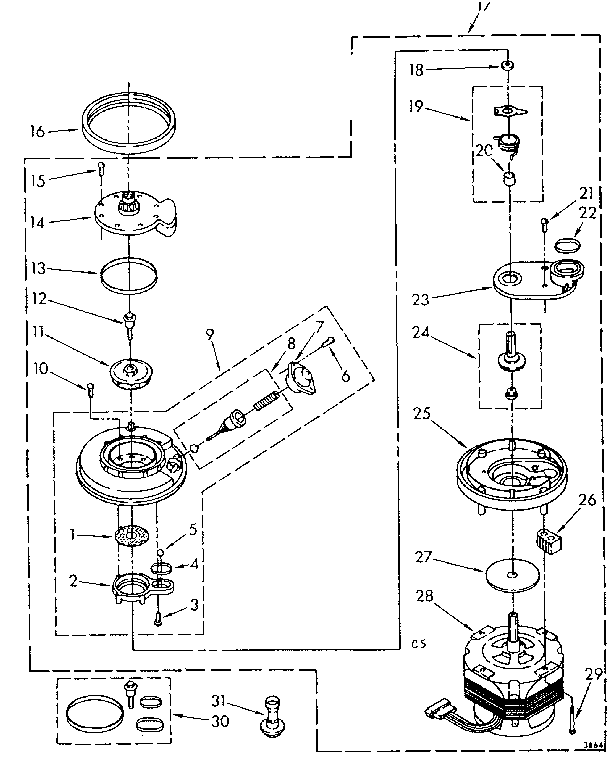 Pump and motor parts