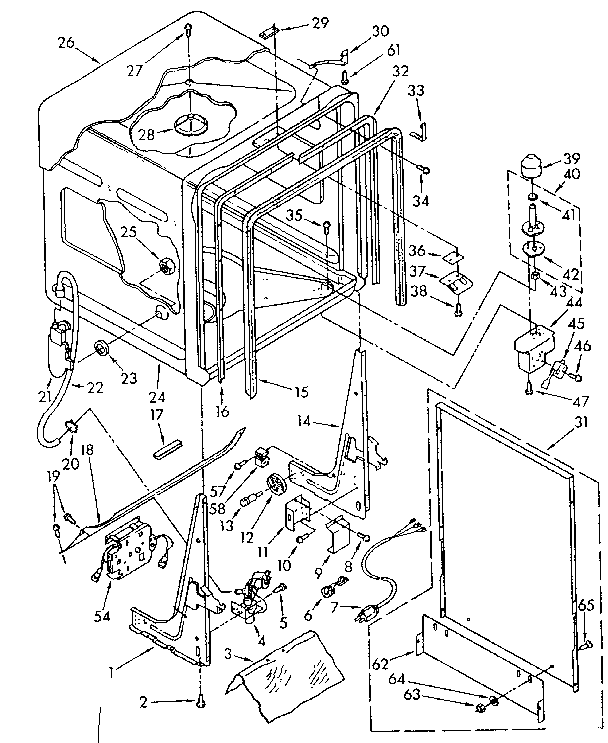 Tub and rapid advance timer parts