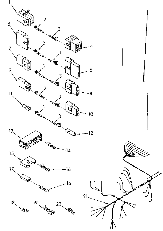 Wiring harness parts