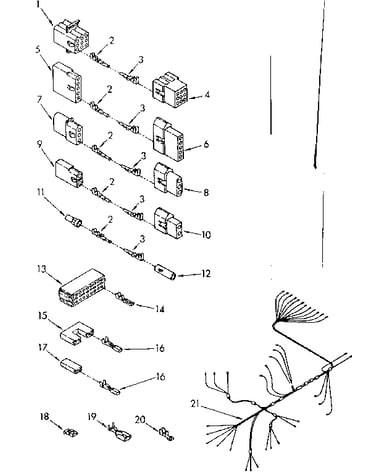 Wiring harness parts