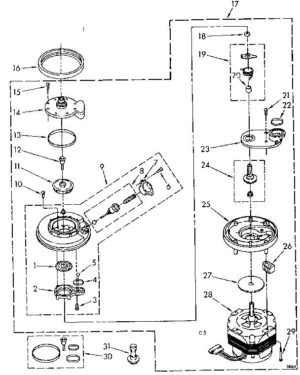 Pump and motor parts
