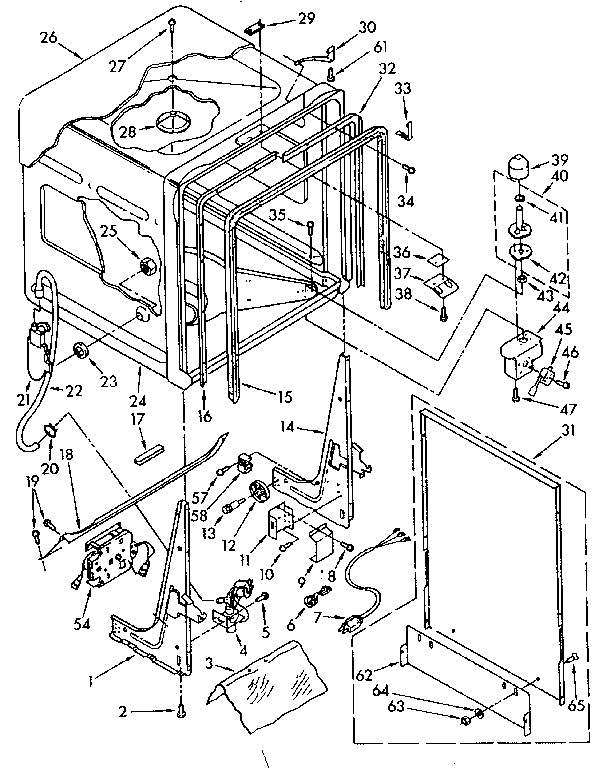Tub and rapid advance timer parts