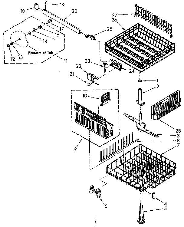 DISHRACK PARTS