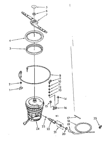 Heater, pump and lower sprayarm parts