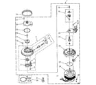 Kenmore 6651596581 pump and motor parts diagram