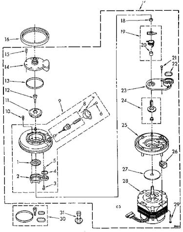 Pump and motor parts