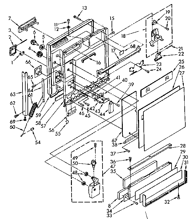 DOOR AND TOE PANEL PARTS