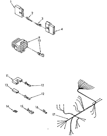Wiring harness parts
