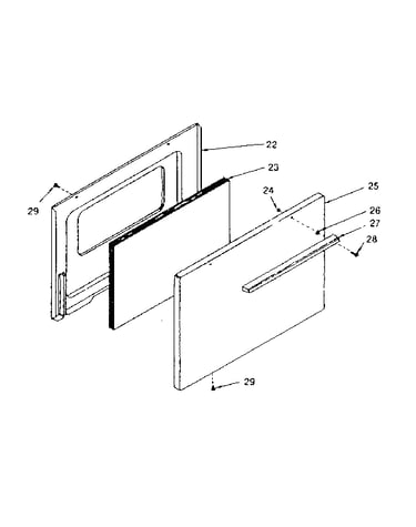Oven door