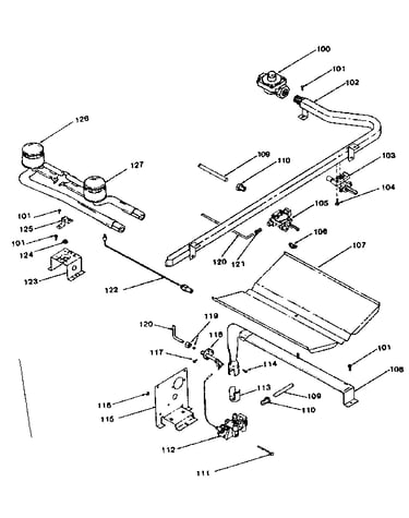 Oven and top burners