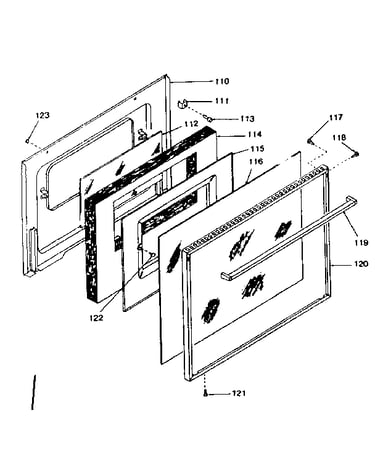 Oven door