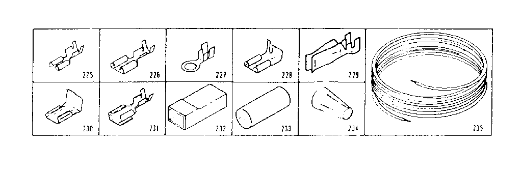 WIRING AND WIRING TERMINALS (ALL MODELS)