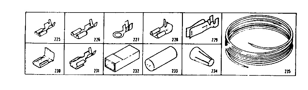 Wiring and wiring terminals