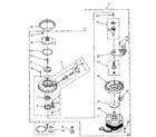Kenmore 6651577580 pump and motor parts diagram
