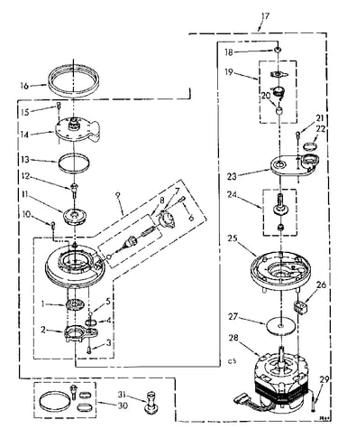 Pump and motor parts