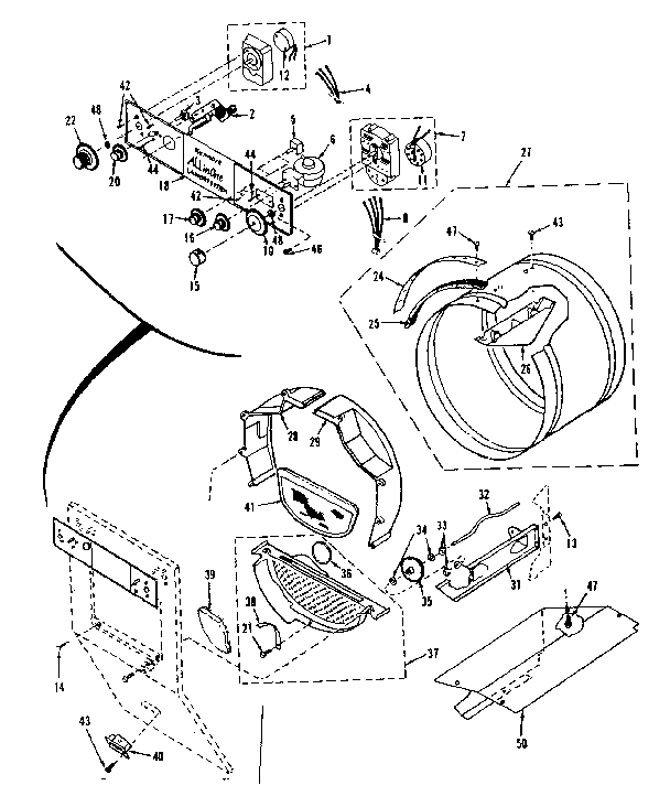 CONSOLE CONTROLS DRUM