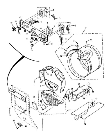 Console controls drum