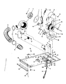 Dryer motor, blower, belt