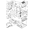 Kenmore 1068751491 air flow and control parts diagram