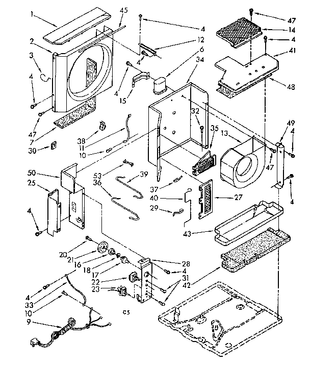 Air flow and control parts