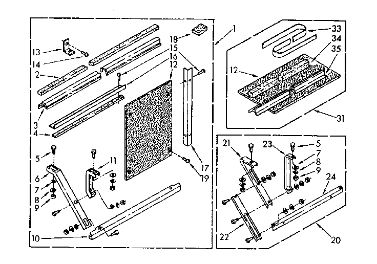Accessory kit parts