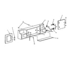 Kenmore 486490 repair parts list for sears cosmetic hutch diagram