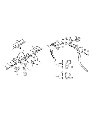Center pull caliper brake