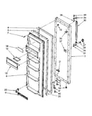 Refrigerator door parts