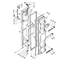 Kenmore 1068542731 freezer door parts diagram