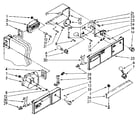 Kenmore 1068542721 air flow and control parts diagram