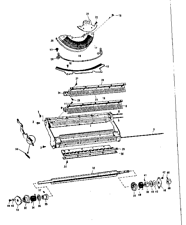 SECTOR PLATE & SUB CHASSIS & POWER ROLL MA-007