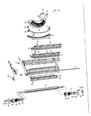 Sector plate & sub chassis & power roll ma-007