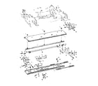 Brother M3810 carriage & carriage rail md-025 diagram