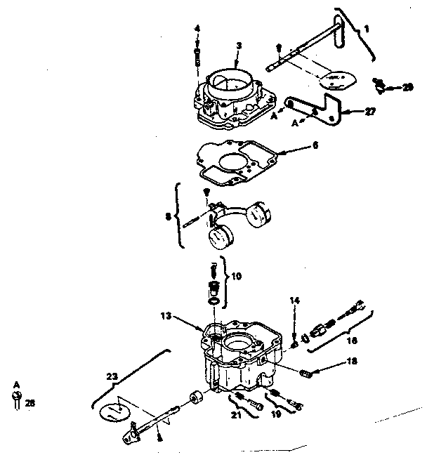 CARBURETOR PARTS GROUP