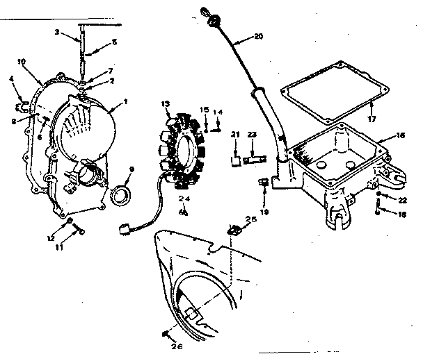 OIL BASE AND GEARCASE GROUP